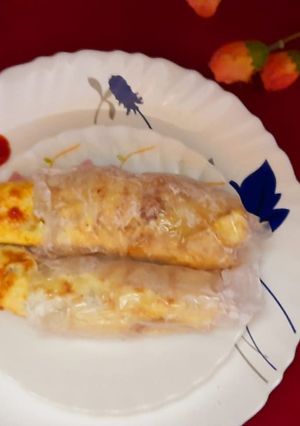 চিকেন অমলেট রোল(chicken omelette roll in bengali) রেসিপির প্রধান ছবি