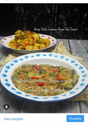 Foto resep Telur Dadar Maronggi (Kelor)