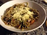 Linguinne Pasta with Dandelion Greens