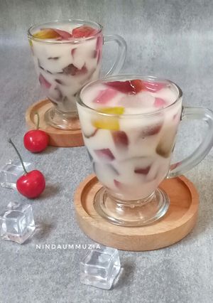 Foto resep Es Jelly Yakult
