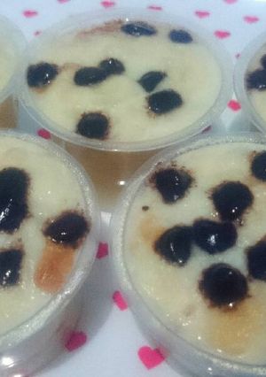 Foto resep Puding Roti tanpa Telur (sangat mudah)