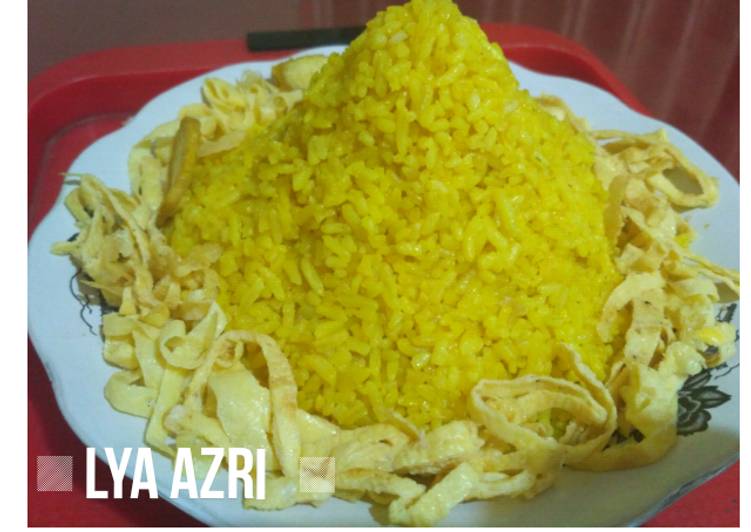 Nasi kuning rice cooker