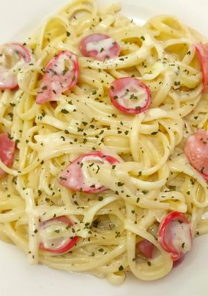 Foto resep Fettucine Carbonara
