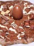 Pizza al cioccolato
