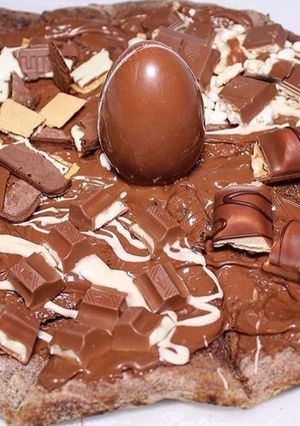 Foto di Pizza al cioccolato