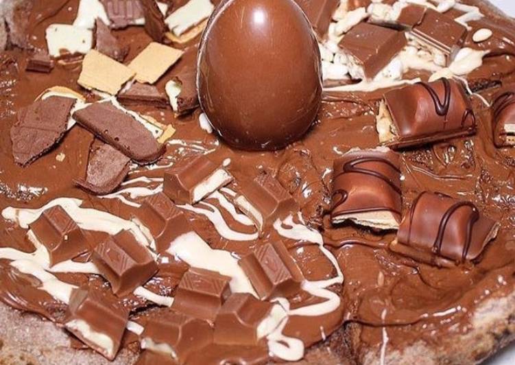Recipe of Super Quick Homemade Pizza al cioccolato