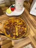 Tarte poire et pépites de chocolats