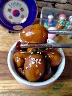 Foto resep Telur Puyuh ala Ko Moon Yeong / Maechurial Jangjorim