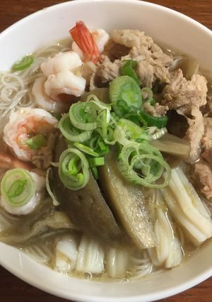 Hình của món Bún mắm.