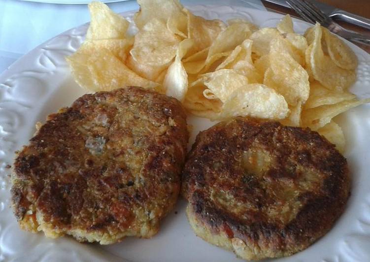Hamburguesas vegetales con brotes de soja