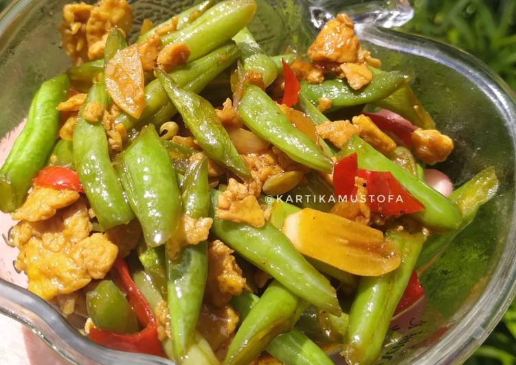 Tumis Buncis Telur
