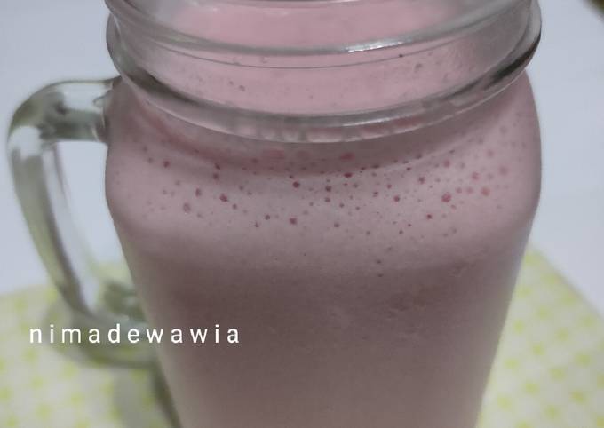 Resep Shake Berry Pisang - Herbalife, Bikin Ngiler