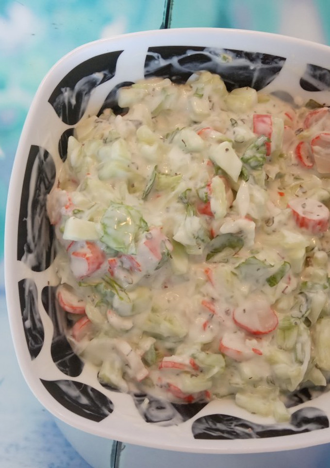 Una foto de Ensalada árabe a mí modo