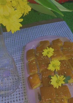 صورة لوصفة كيكة الزبادي 😋🌼