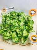 Japanese pepino curtido con ajonjolí!