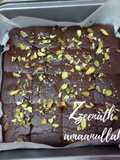 Dark Chocolate and Pistachio Cake with Wheat Flour