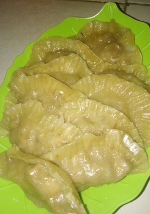Foto resep Gyoza isi mie suwir ayam