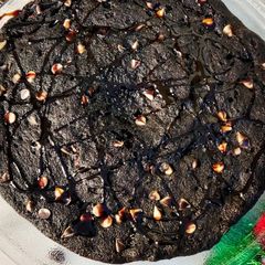 A picture of Nutella brookie.