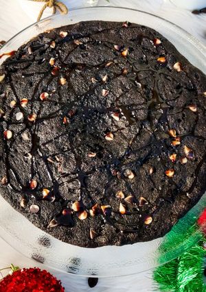 A picture of Nutella brookie.