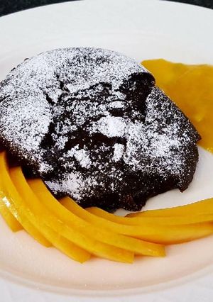 A picture of Chocolate lava cake.