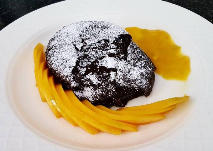 Chocolate lava cake recipe main photo