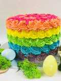 Rainbow cake 3 chocolats