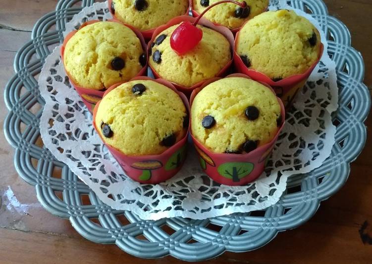 Bagaimana Menyiapkan Simple Vanila Muffin (no mixer), Bisa Manjain Lidah