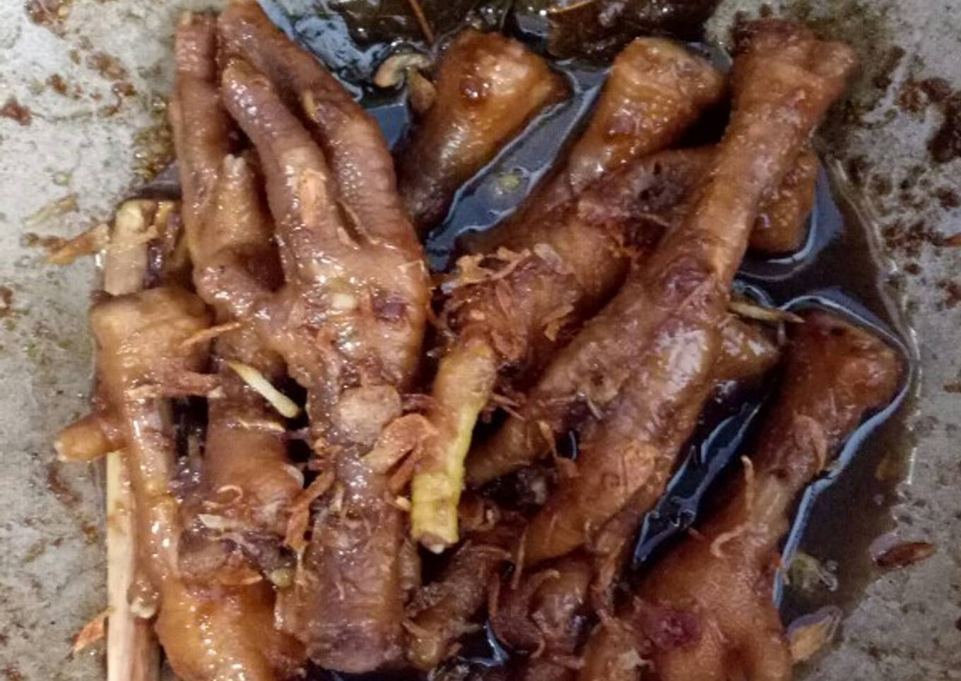 Ceker setan bumbu kecap