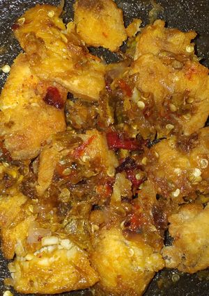 Foto resep Sambal ikan asin jambal
