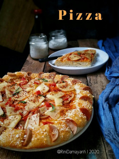 Foto resep Pizza No Knead (Pizza Tanpa Ulen)