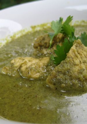 A picture of Green Chicken Gravy.