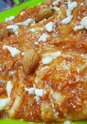 A picture of Instant gazar halwa.