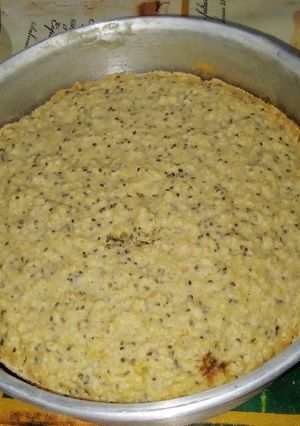 Una foto de Torta de avena, chía y limón 💯👌