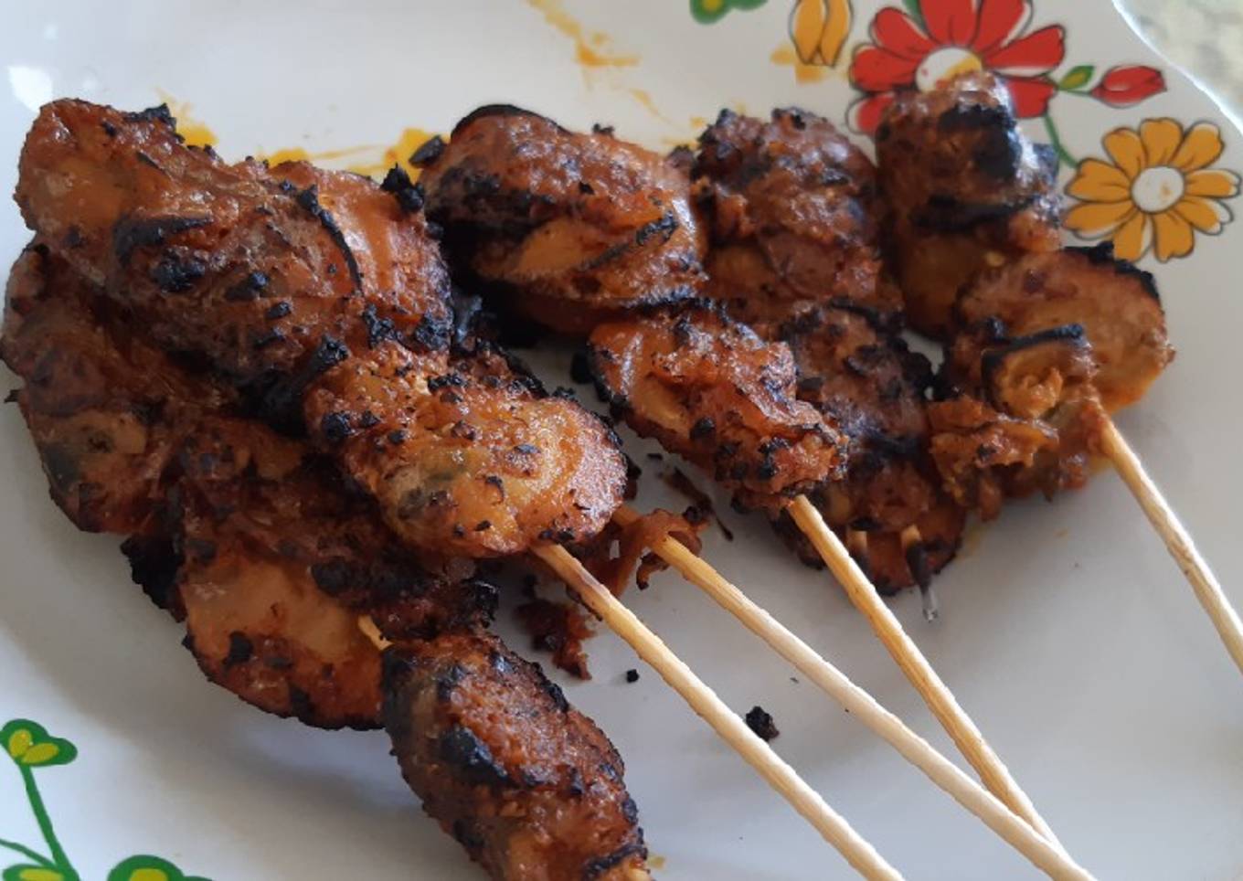 Sate lokan bakar pedas doank