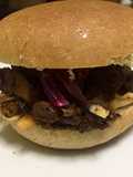 Sándwich de pollo teriyaki