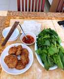 Bún chả cốm