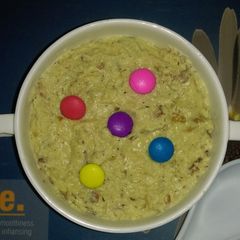 A picture of Khoya dry fruits kheer.
