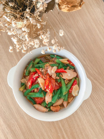 Anti Ribet, Bikin Oseng Cumi Asin Kacang Panjang Murah