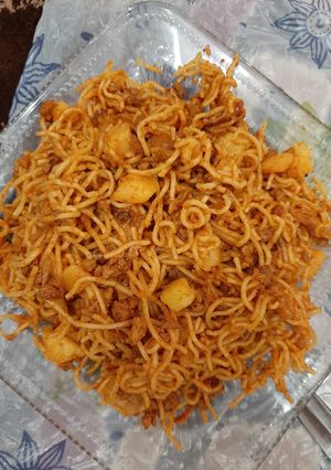عکسی از دستور ماکارونی