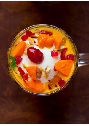 A picture of Mango mastani.