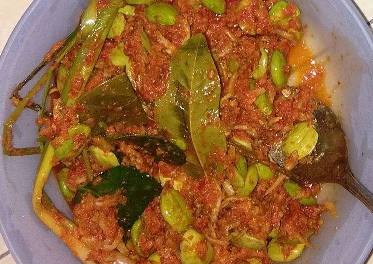 Resep Ikan teri medan balado pete Anti Gagal