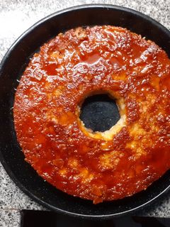 Una foto de Budín de pan para mí Rosario