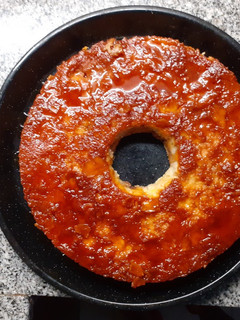 Una foto de Budín de pan para mí Rosario