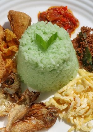 Foto resep Nasi Lemak Pandan