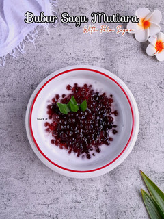 Foto resep Bubur Sagu Mutiara With Palm Sugar