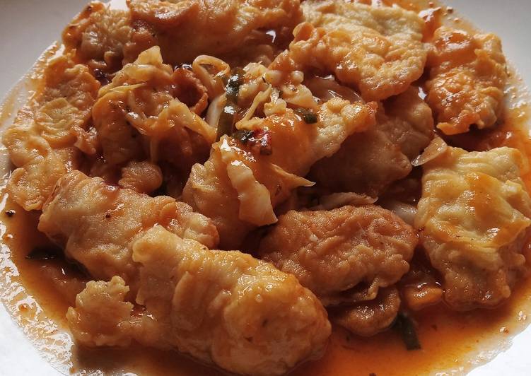 6 Resep: Ayam krispi siram saos Kekinian