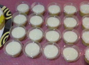 Foto resep Puding buah melon simpel