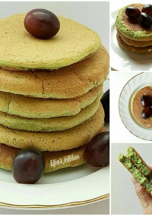 Foto resep Japanese Matcha Souffle Pancake