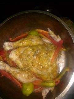 Una foto de Pollo al Morrón
