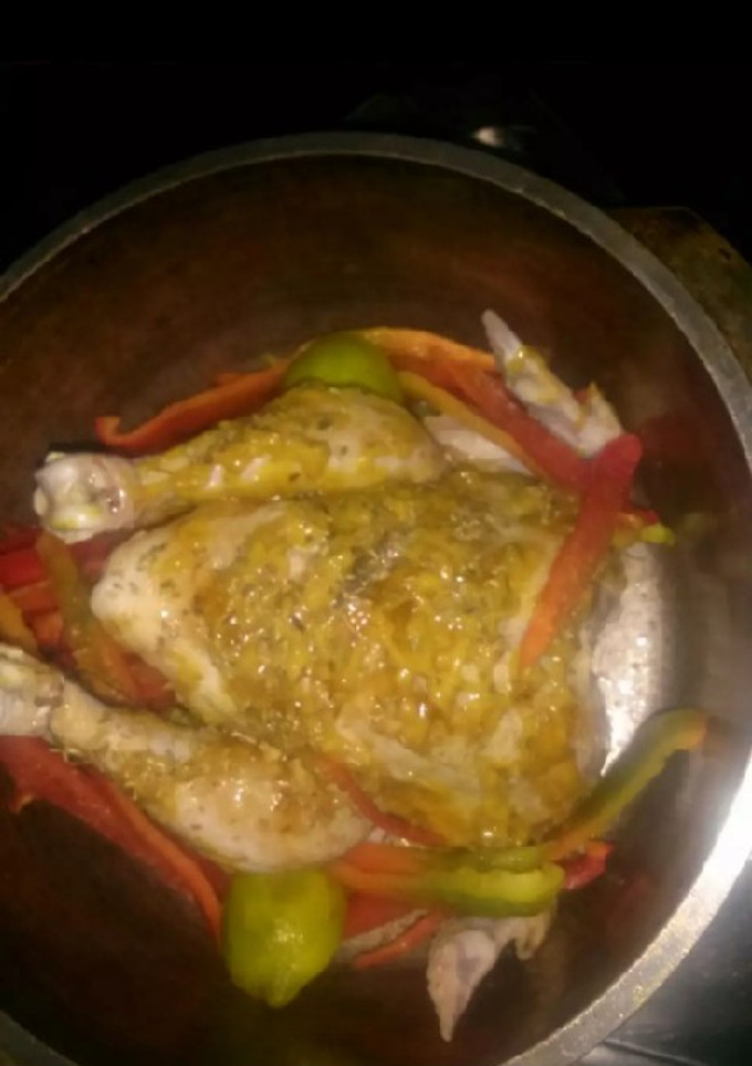 Una foto de Pollo al Morrón